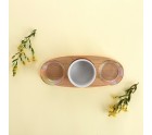 Set para servir Quid Kaleido Multicolor Madera 25 x 10 x 5,5 cm (4 Piezas)