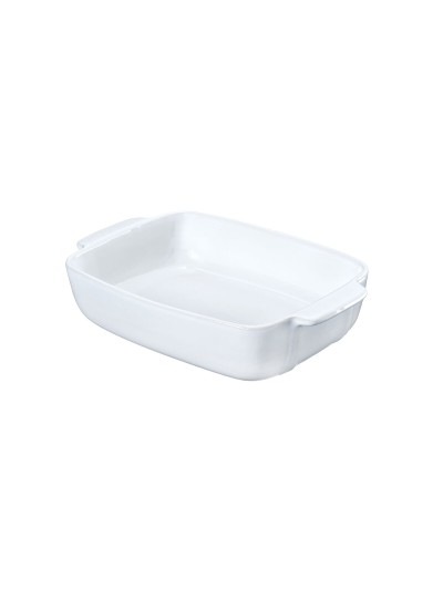 Fuente de Cocina Pyrex Signature Blanco Cerámica Rectangular 25 x 19 x 7 cm (6 Unidades)