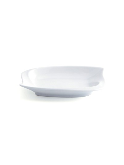 Plato Quid Gastro Fun Pequeño Blanco Cerámica 15,5 x 10 cm (12 Unidades) (Pack 12x)