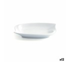 Plato Quid Gastro Fun Pequeño Blanco Cerámica 15,5 x 10 cm (12 Unidades) (Pack 12x)