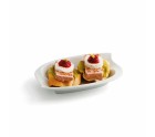 Plato Quid Gastro Fun Pequeño Blanco Cerámica 15,5 x 10 cm (12 Unidades) (Pack 12x)