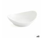 Plateau apéritif Quid Gastro Fun Blanc Céramique 14 x 11 cm (12 Unités)