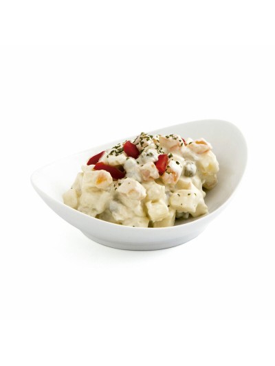 Plateau apéritif Quid Gastro Fun Blanc Céramique 14 x 11 cm (12 Unités)