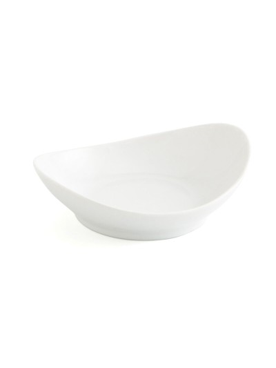 Plateau apéritif Quid Gastro Fun Blanc Céramique 14 x 11 cm (12 Unités)