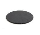 Plateau en Céramique Effet Ardoise Quid Select Rond Noir (12 Unités)