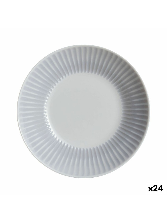 Assiette creuse Luminarc Cottage Gris verre 20 cm (24 Unités)