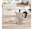 Cafetière Italienne Quid Cesena Acier Métal Bakélite 12 Tasses