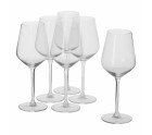 Set de copas de vino Alpina Transparente 370 ml (6 Unidades)