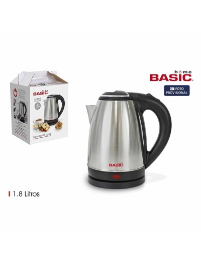Hervidor de Agua Eléctrico con Luz LED Basic Home 1500 W (1,8 L)