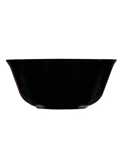 Bol Luminarc Carine Negro Negro Vidrio 12 cm Multiusos (24 Unidades)