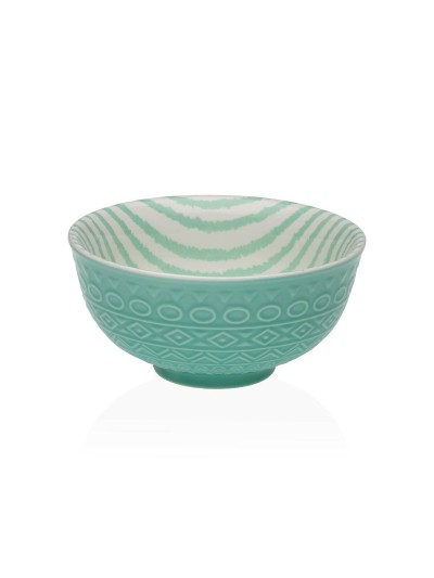Bol para Aperitivos Versa Turquesa Cerámica Porcelana 12,3 x 5,8 x 12,3 cm