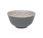 Bol para Aperitivos Versa Gris Cerámica Porcelana 16 x 7,7 x 16 cm