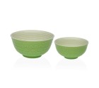 Bol pour Apéritifs Versa Vert Céramique Porcelaine 16 x 7,7 x 16 cm