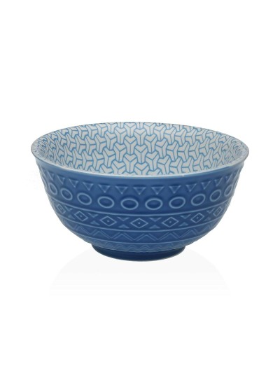 Bol para Aperitivos Versa Azul Cerámica Porcelana 16 x 7,7 x 16 cm