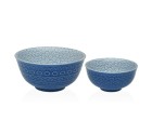 Bol para Aperitivos Versa Azul Cerámica Porcelana 16 x 7,7 x 16 cm
