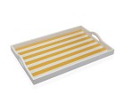 Bandeja Versa Amarillo Madera MDF 30 x 5 x 45 cm Rayas