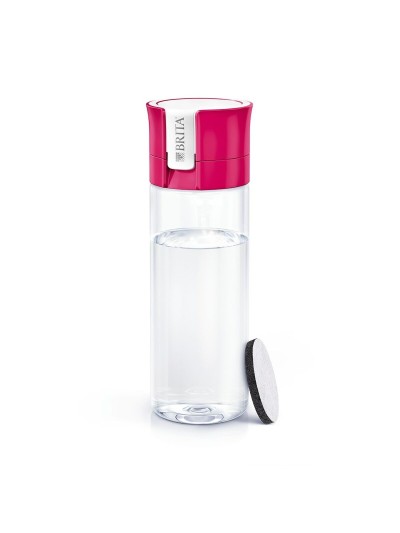 Botella con Filtro de Carbono Brita Fill&Go Rosa