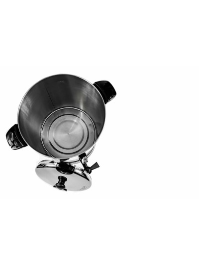 Hervidor y Tetera Eléctrica Adler CR 1259 Negro Gris Acero Inoxidable 20 L