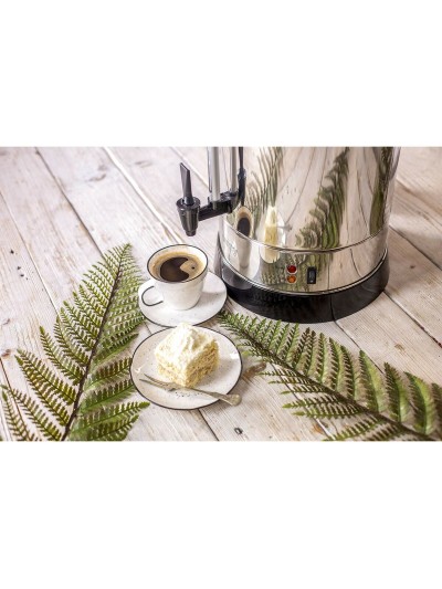 Hervidor y Tetera Eléctrica Adler CR 1259 Negro Gris Acero Inoxidable 20 L