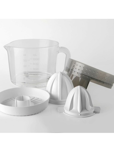 Exprimidor Eléctrico Black & Decker ES9240070B                      Blanco Negro Translúcido 30 W 1 L