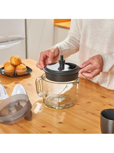 Exprimidor Eléctrico Black & Decker ES9240070B                      Blanco Negro Translúcido 30 W 1 L