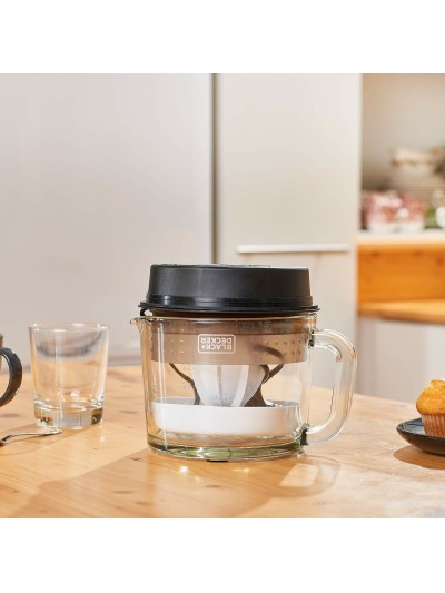 Exprimidor Eléctrico Black & Decker ES9240070B                      Blanco Negro Translúcido 30 W 1 L