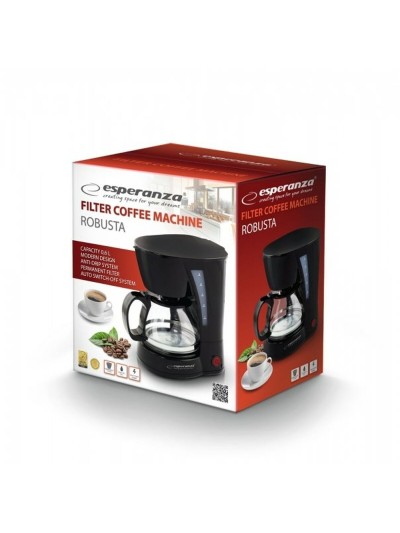 Cafetera Eléctrica Esperanza EKC006 Negro 650 W 0,6 L