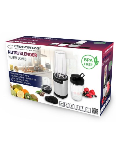 Licuadora Esperanza Negro 900 W