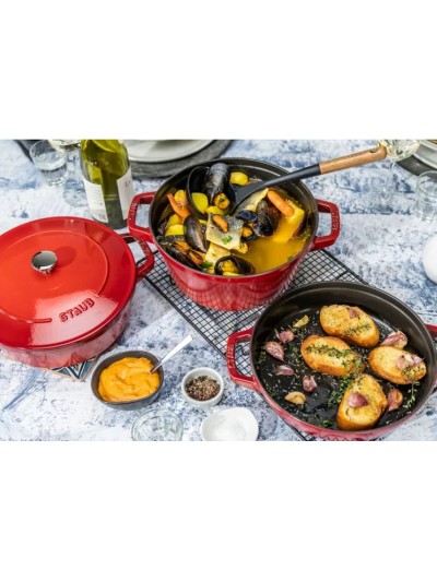 Bandeja para Horno Zwilling La Cocotte Rojo Hierro Fundido Ø 24 cm (3 Unidades)
