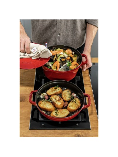 Bandeja para Horno Zwilling La Cocotte Rojo Hierro Fundido Ø 24 cm (3 Unidades)