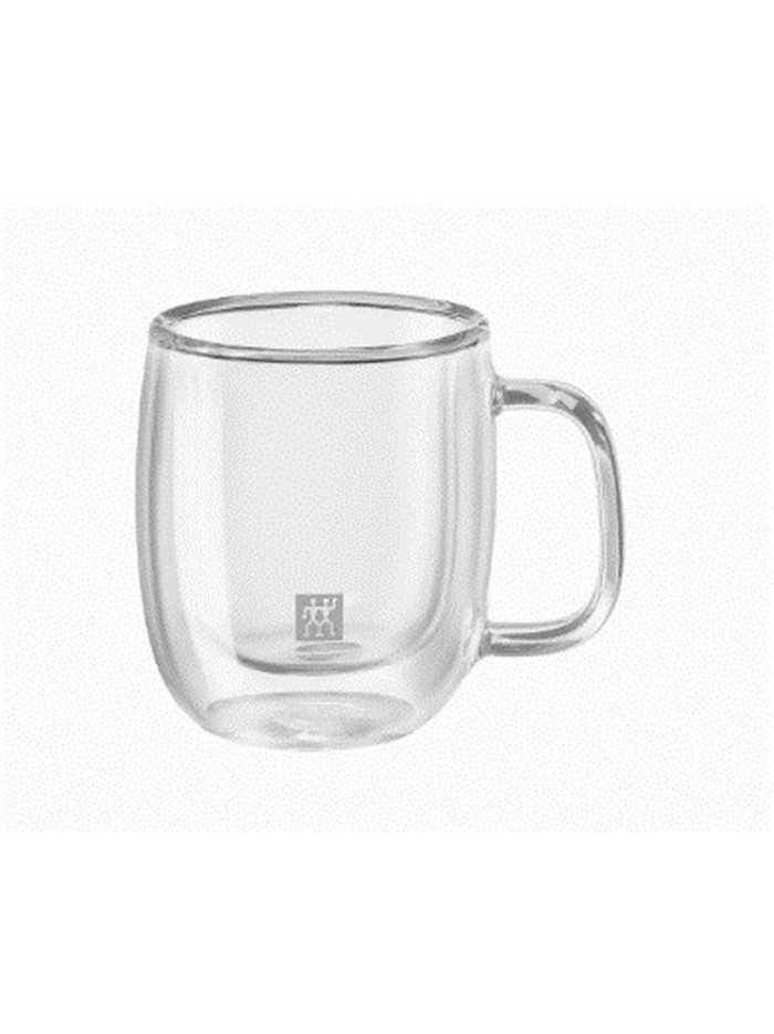 Juego de 2 Tazas de Café Zwilling 39500-110 Vidrio de Borosilicato 80 ml Transparente 2 Piezas (2 Unidades)