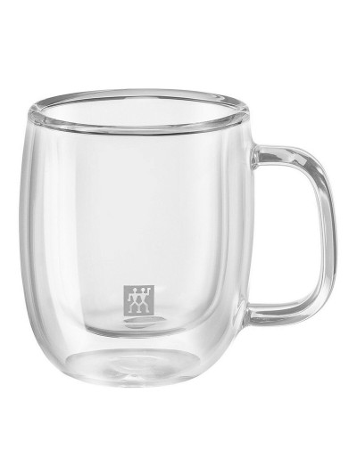 Juego de 2 Tazas de Café Zwilling 39500-110 Vidrio de Borosilicato 80 ml Transparente 2 Piezas (2 Unidades)
