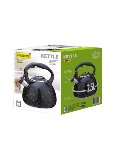 Théière Feel Maestro MR-1310 Noir Acier inoxydable 2,5 L