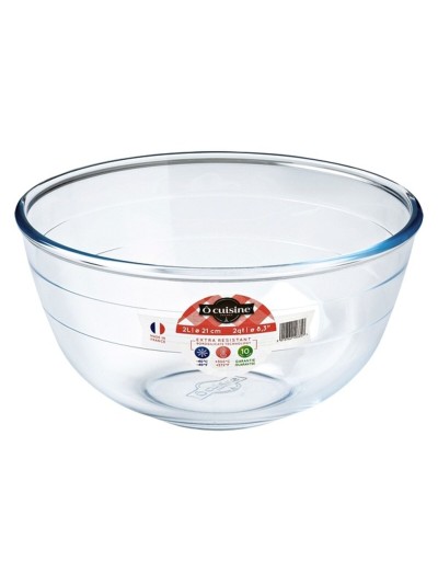 Bol para Mezclar Ô Cuisine O Transparente Vidrio