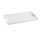 Bandeja de Aperitivos Quid Gastro Fun Blanco Cerámica 25,5 x 15,5 cm (6 Unidades) (Pack 6x)