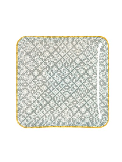 Plateau apéritif Quid Pippa Carré Céramique Multicouleur (21 x 21 cm) (8 Unités)