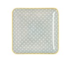 Plateau apéritif Quid Pippa Carré Céramique Multicouleur (21 x 21 cm) (8 Unités)