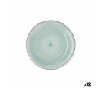 Plato de Postre Quid Aqua Vita Cerámica (19 cm) (12 Unidades)