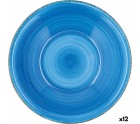 Assiette à dessert Quid Vita Céramique Bleu (19 cm) (12 Unités)