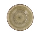 Assiette creuse Quid Natura Vita Céramique Vert (ø 21,5 cm) (12 Unités)