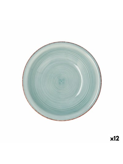 Plato Hondo Quid Vita Aqua Cerámica Ø 21,5 cm (12 Unidades)