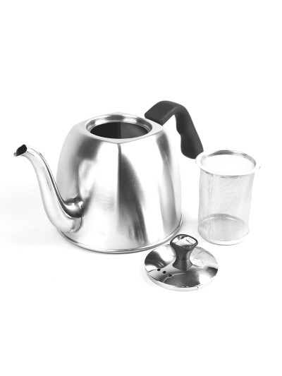 Tetera Feel Maestro MR1333-tea Negro Plateado Acero Inoxidable 1,1 L