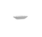 Bandeja de Aperitivos Quid Gastro Blanco Negro Cerámica 20,5 x 11 x 3,5 cm (12 Unidades)