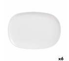 Fuente de Cocina Luminarc Sweet Line Rectangular Blanco Vidrio 35 x 24 cm (6 Unidades)
