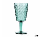 Wineglass Bidasoa Agata Green Glass 285 ml (6 Units)