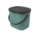 Recipiente contenedor Rotho Albula Verde oscuro 6 L Rectangular
