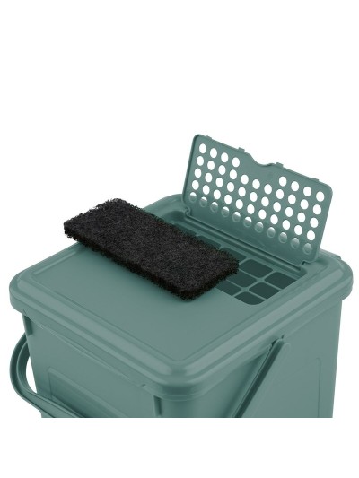 Recipiente contenedor Rotho                                 Verde 9 L Rectangular