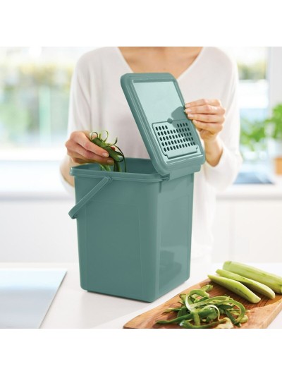Recipiente contenedor Rotho                                 Verde 9 L Rectangular