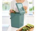 Recipiente contenedor Rotho                                 Verde 9 L Rectangular