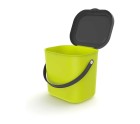 Recipiente contenedor Rotho Albula 6 L Lima Rectangular